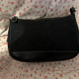 Small black coach bag
